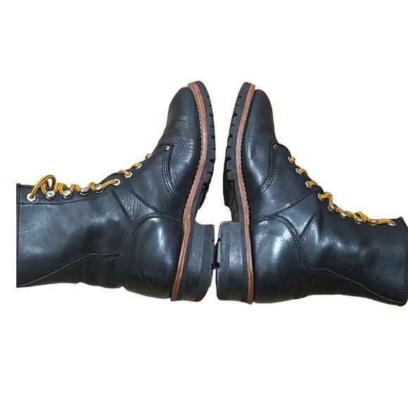 AdTEC MEN'S 9" LOGGER BLACK 1439 Genuine Leather Work Boot size 11 - Picture 12 of 16